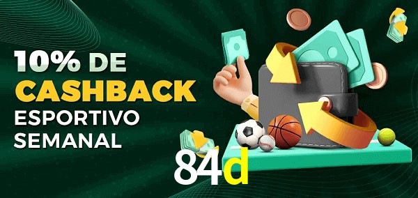 10% de bônus de cashback na 84d